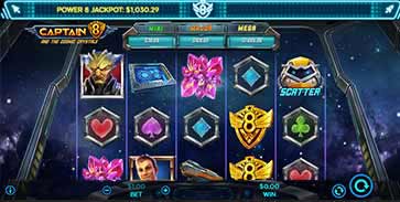 Captain 8 and the Cosmic Crystals slot
