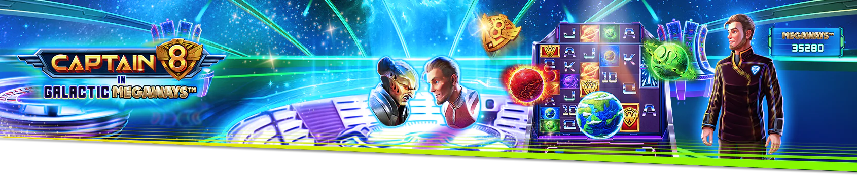 Captain 8 Galactic Megaways Slot